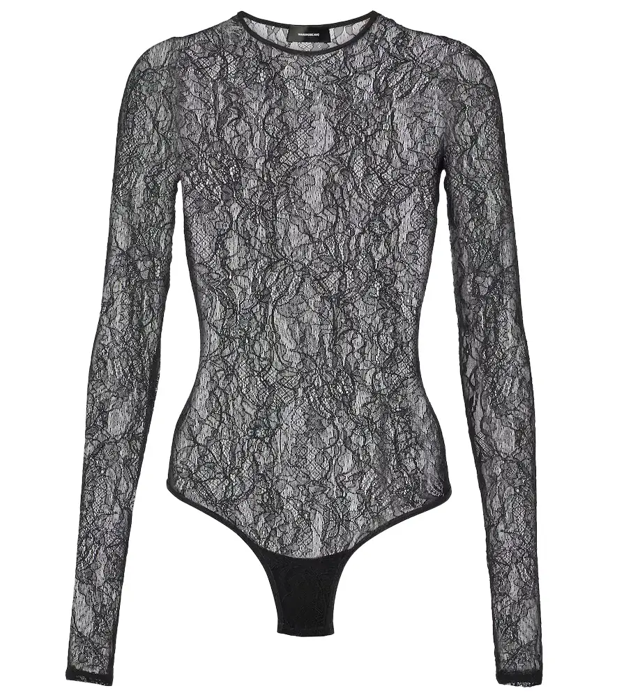 Wardrobe.NYC Wardrobe. NYC Floral lace bodysuit