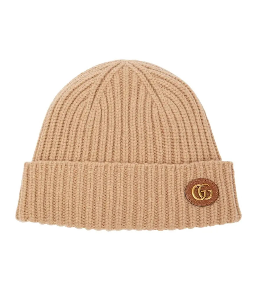 Gucci Double G wool and cashmere beanie