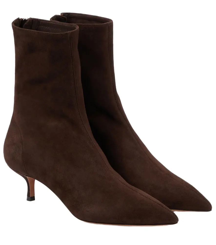 Aquazzura Montmartre 50 suede ankle boots
