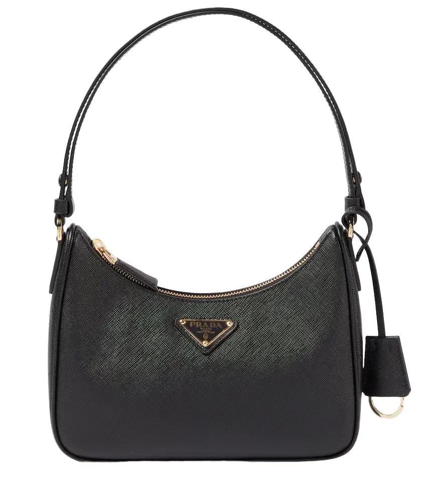 Prada Re-Edition Mini leather shoulder bag