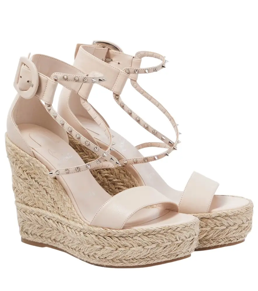 Christian Louboutin Chocazeppa Spikes 120 espadrille wedges