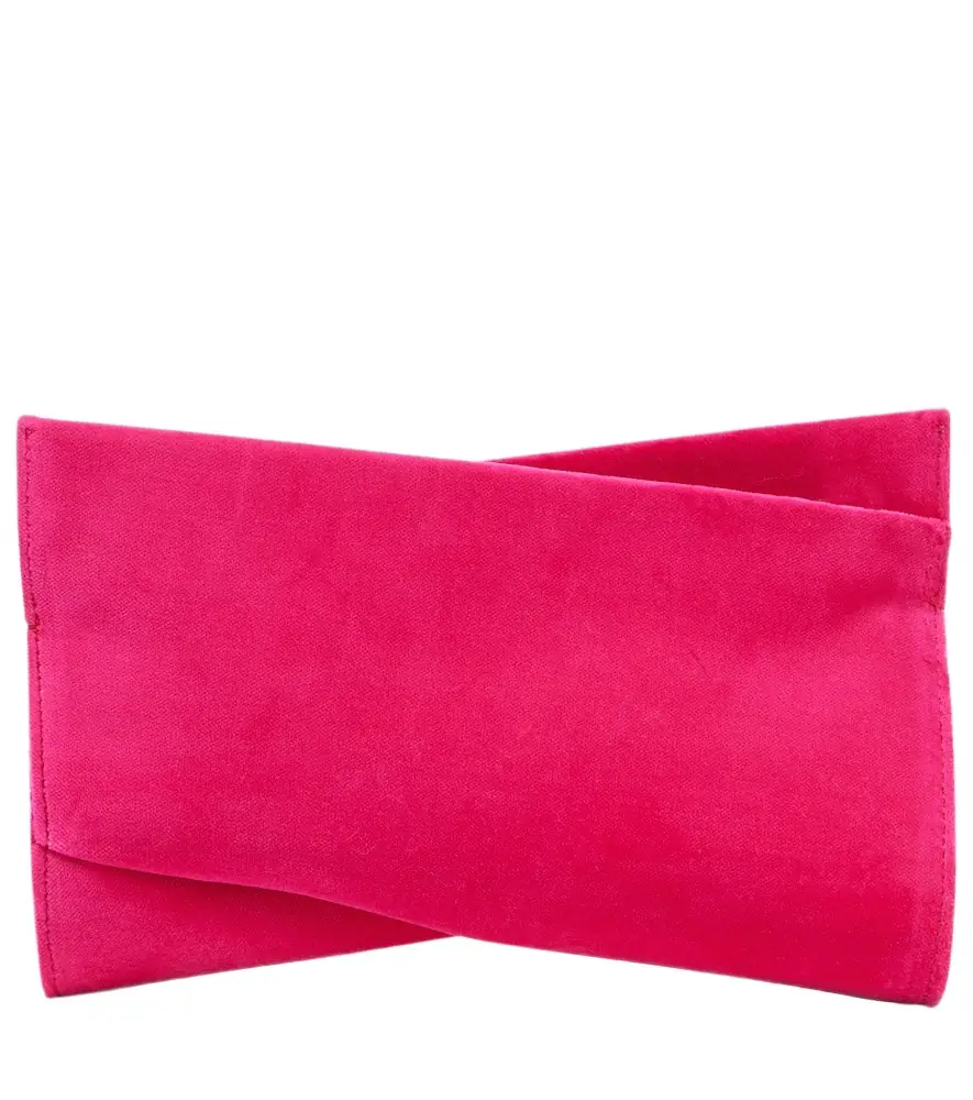 Christian Louboutin Loubitwist Small cotton velvet clutch
