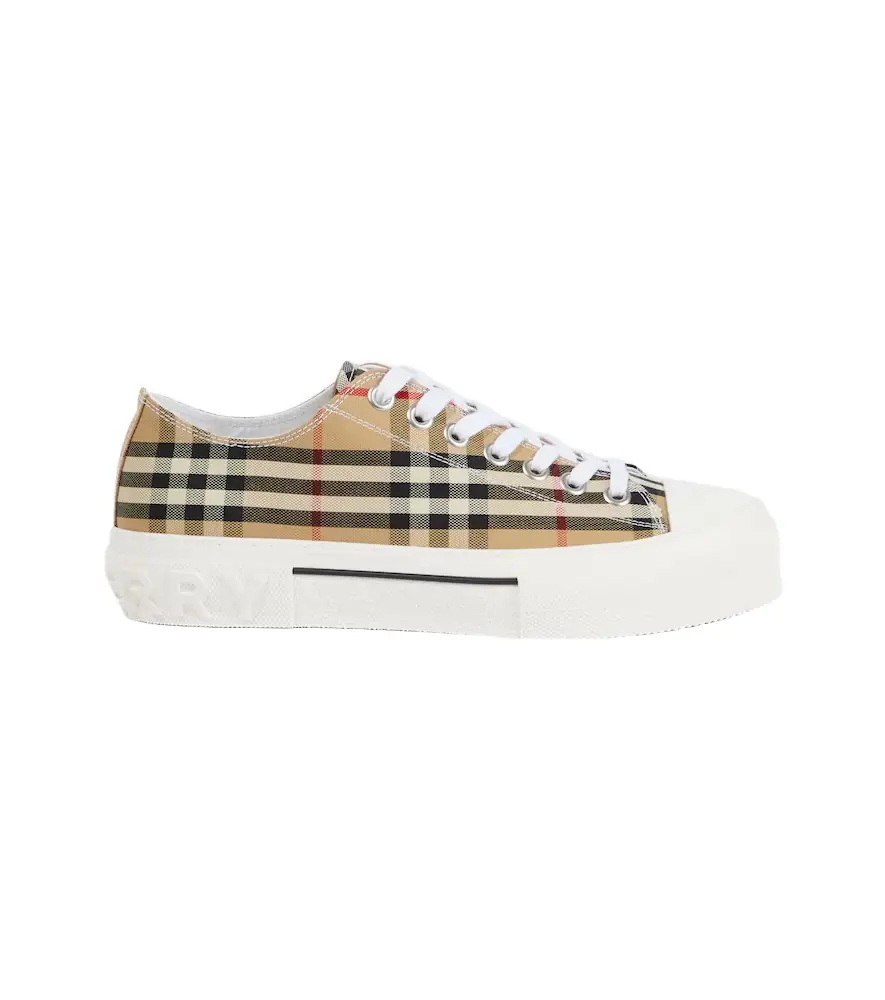 Burberry Check canvas sneakers