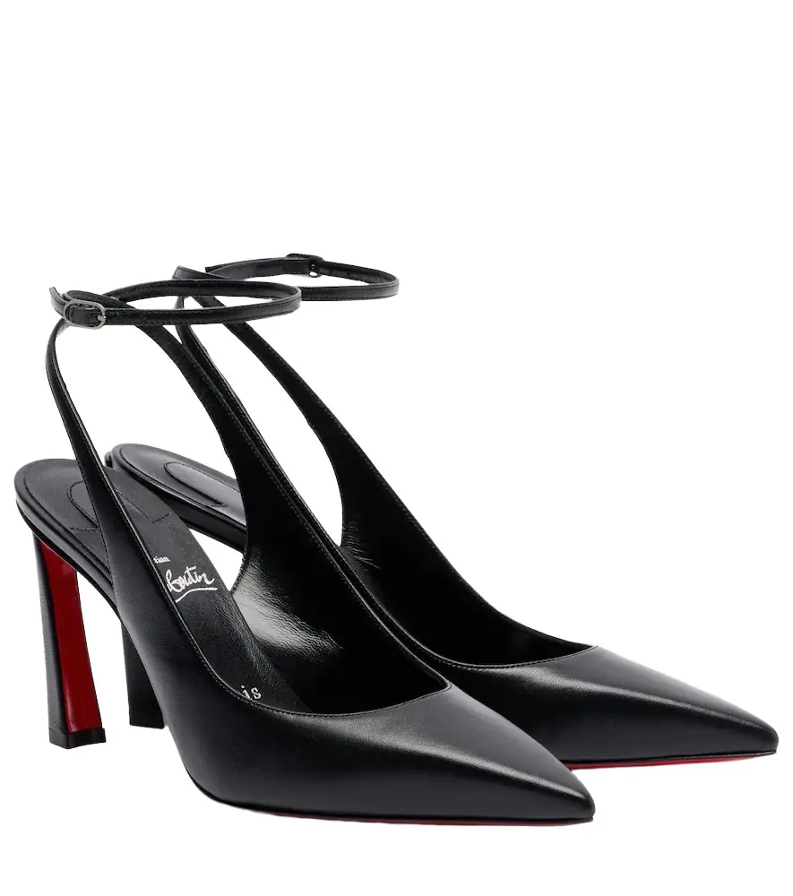 Christian Louboutin Condora 85 leather slingback pumps