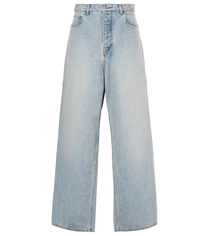 Balenciaga Mid-rise wide-leg jeans