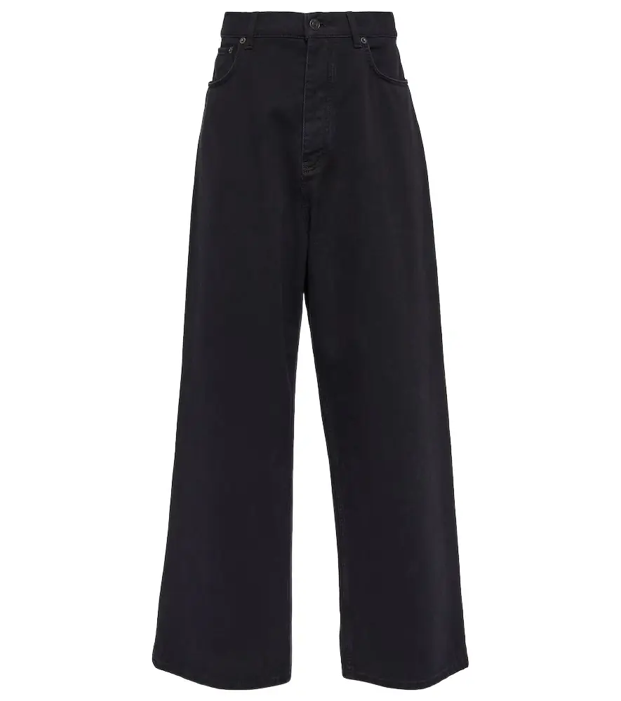 Balenciaga Mid-rise wide-leg jeans
