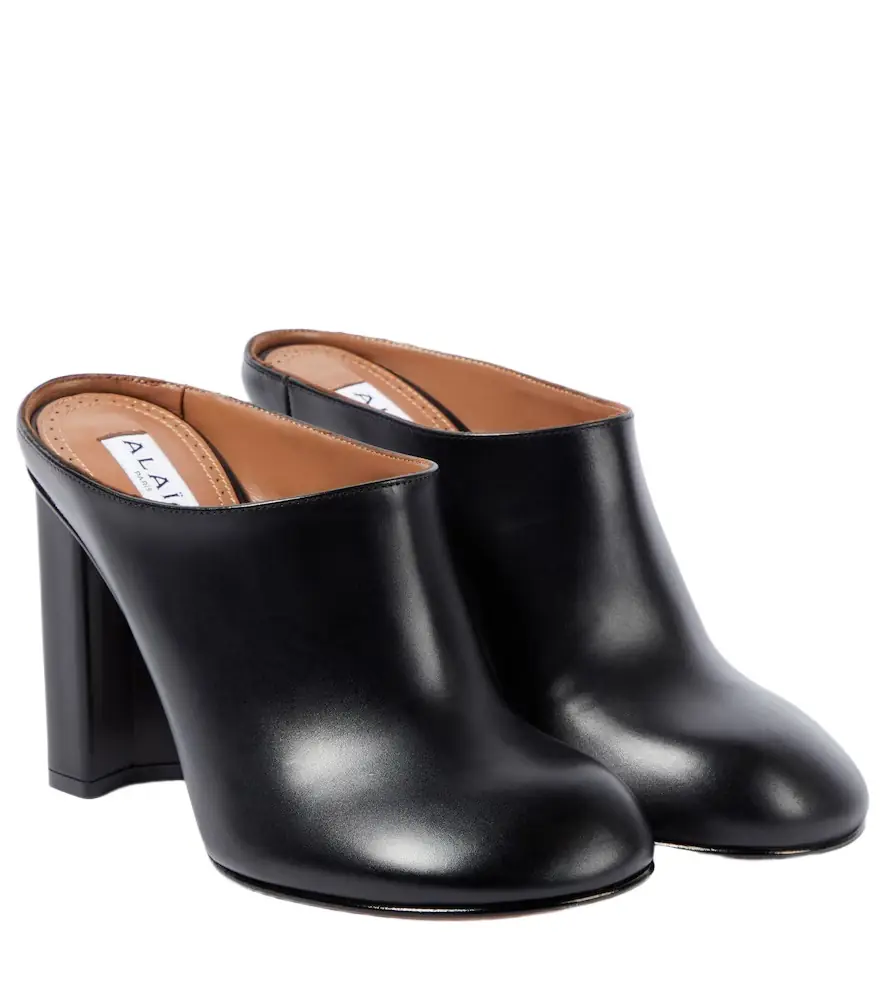 Alaia Alaïa Babylone leather mules