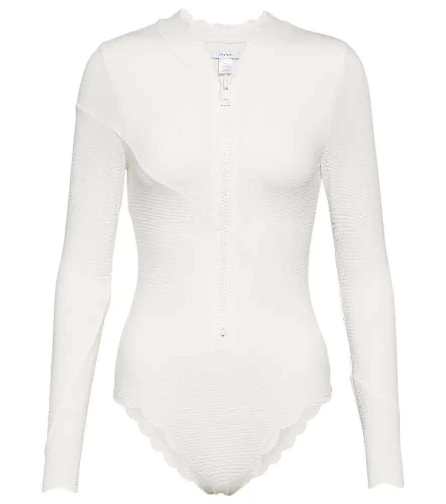 Marysia North Sea rashguard swimsuit
