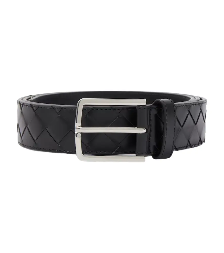 Bottega Veneta Intrecciato leather belt