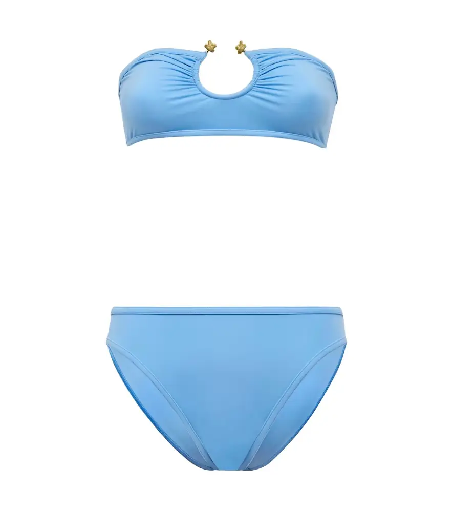 Bottega Veneta Knot bandeau bikini