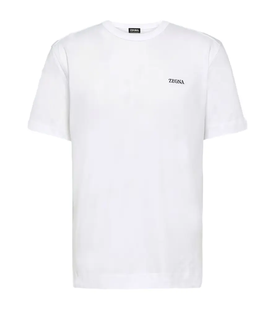 Zegna Logo cotton jersey T-shirt