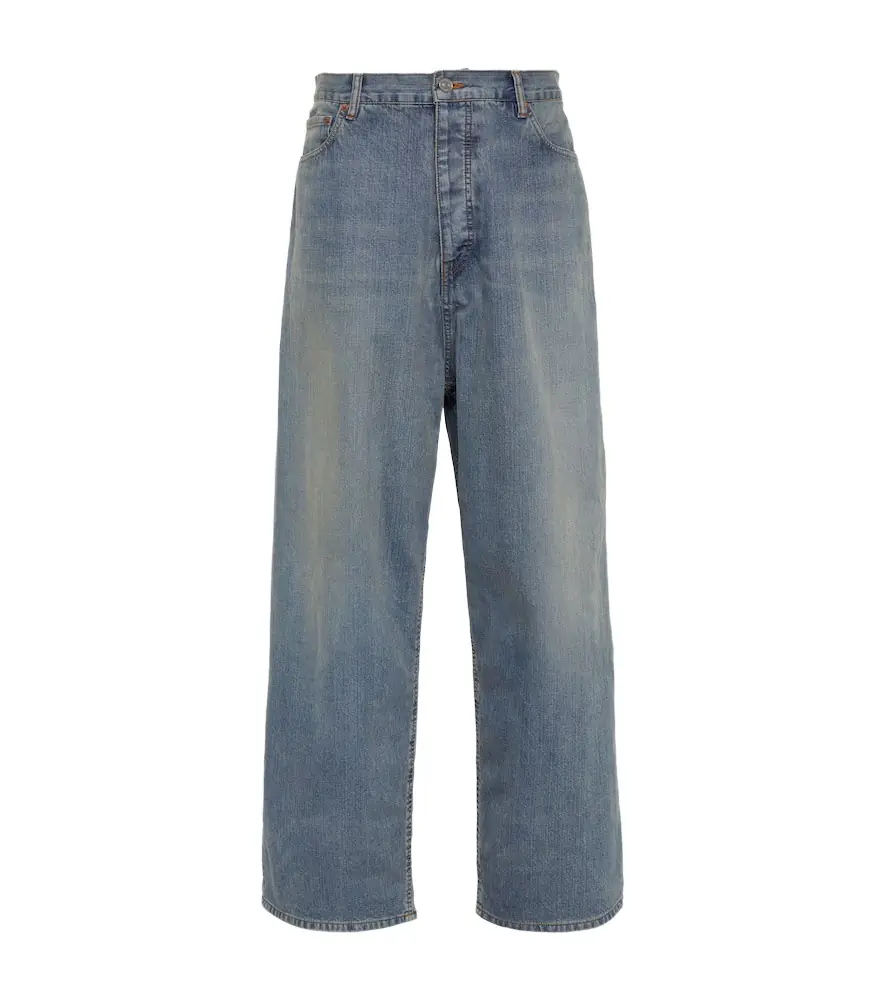 Balenciaga Waterproof wide-leg jeans
