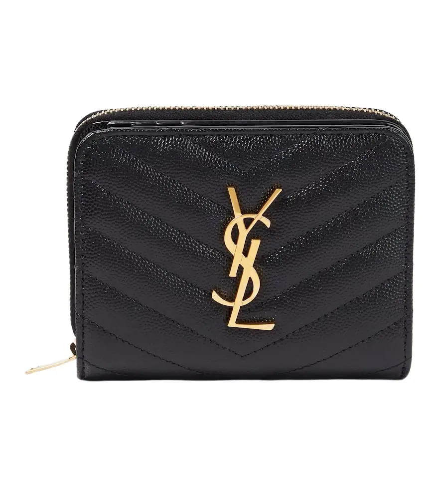 Saint Laurent Cassandre matelassé leather wallet