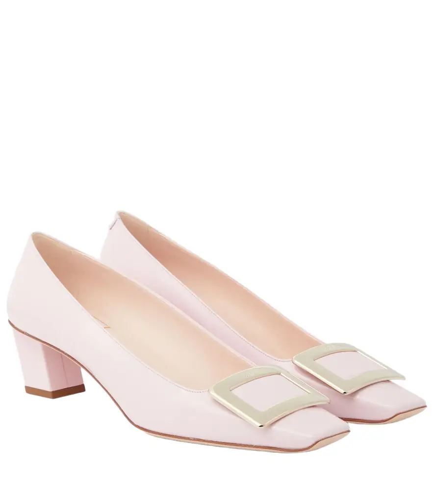 Roger Vivier Belle Vivier 45 leather pumps