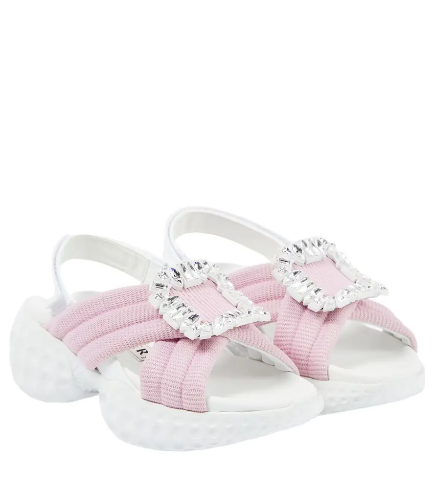 Roger Vivier Viv' Run Light embellished sandals - Women's Shoes