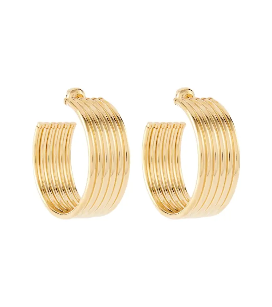 Alaia Alaïa Loop hoop earrings