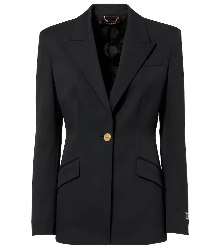 Versace Wool-blend blazer