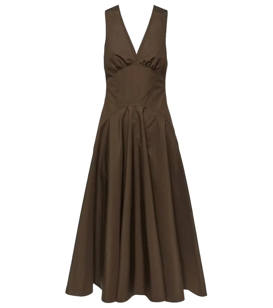 Alaia Alaïa Cotton poplin midi dress