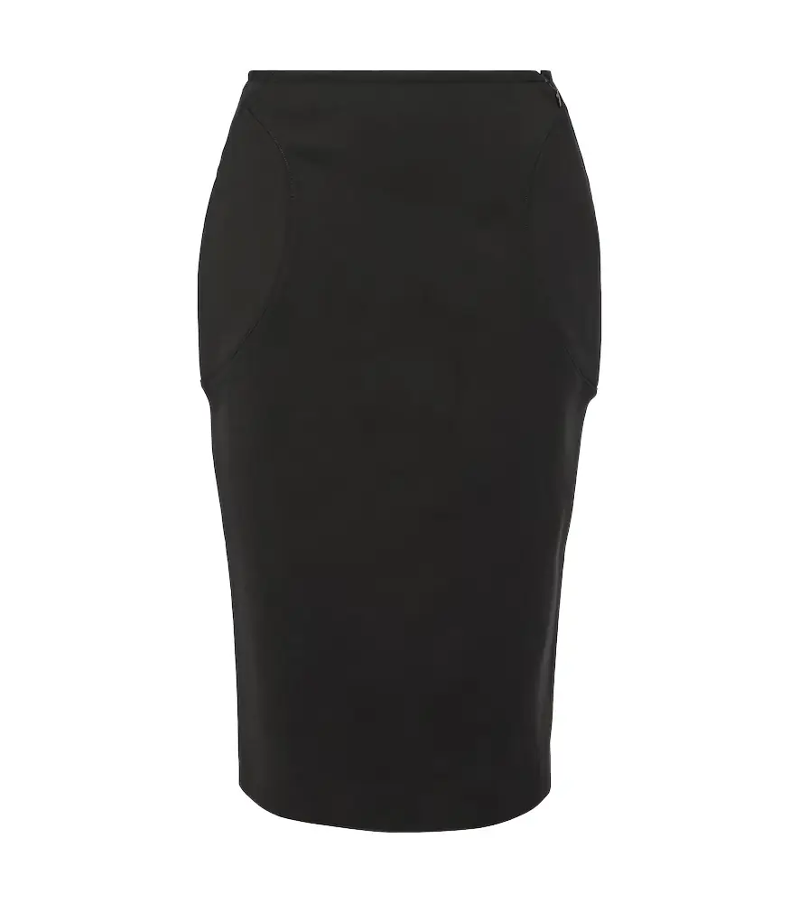 Alaia Alaïa Ruched pencil skirt