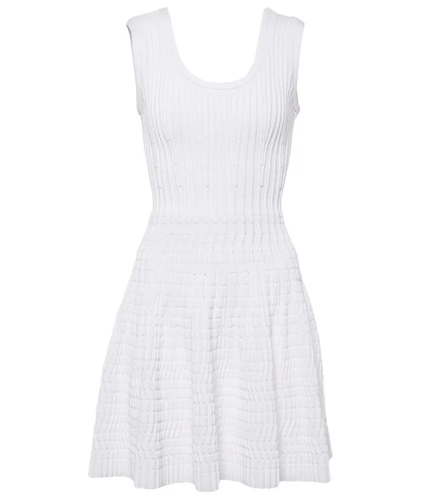 Alaia Alaïa Pointelle minidress