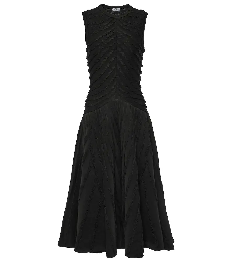 Alaia Alaïa Gathered midi dress