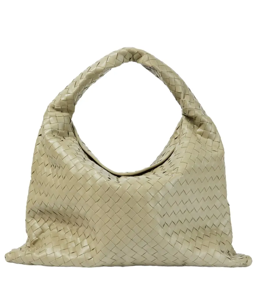 Bottega Veneta Hop Intrecciato Large leather tote bag