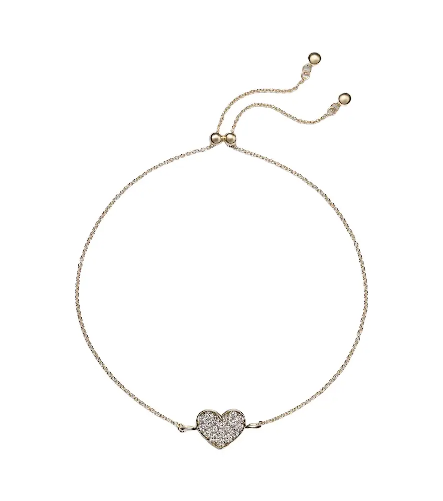 Stone and Strand All My Love 10kt gold bracelet with diamonds