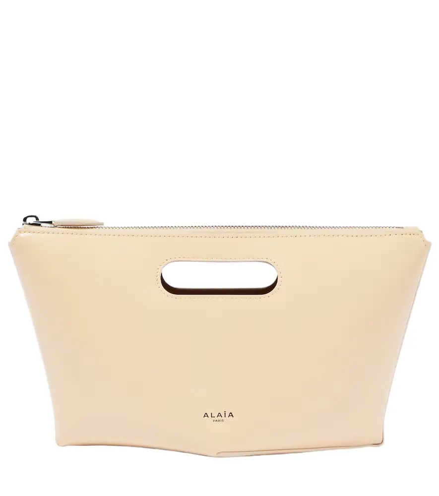 Alaia Alaïa Folded Mini leather clutch
