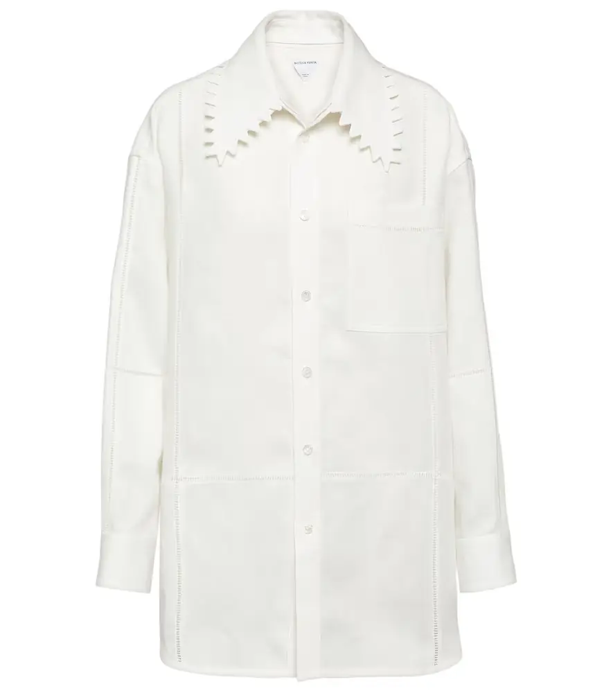 Bottega Veneta Oversized linen shirt