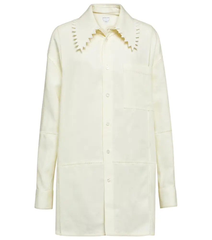 Bottega Veneta Oversized linen shirt