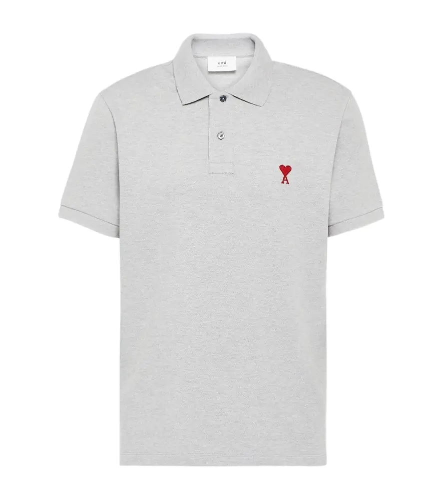 Ami Paris Ami De Caur cotton piqué polo shirt
