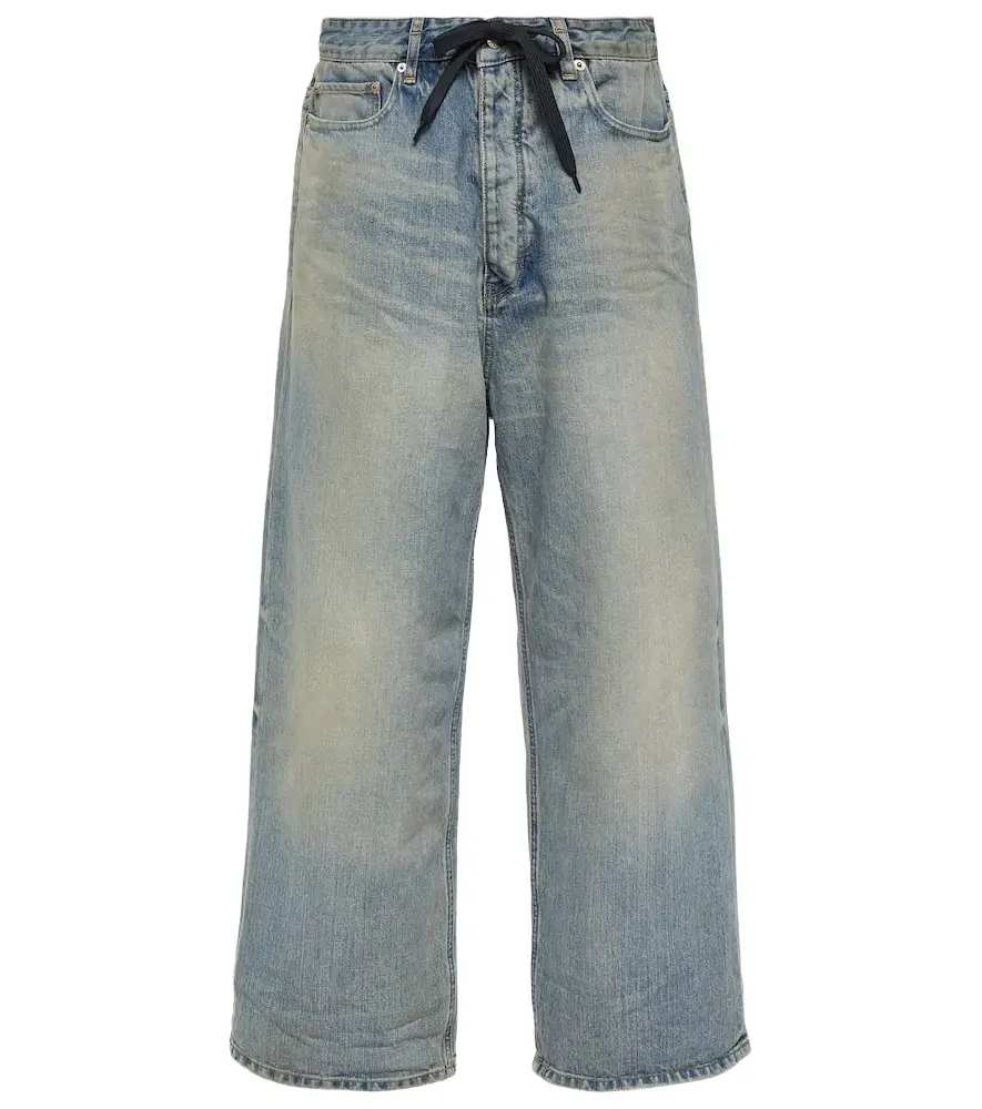 Balenciaga Mid-rise wide-leg jeans