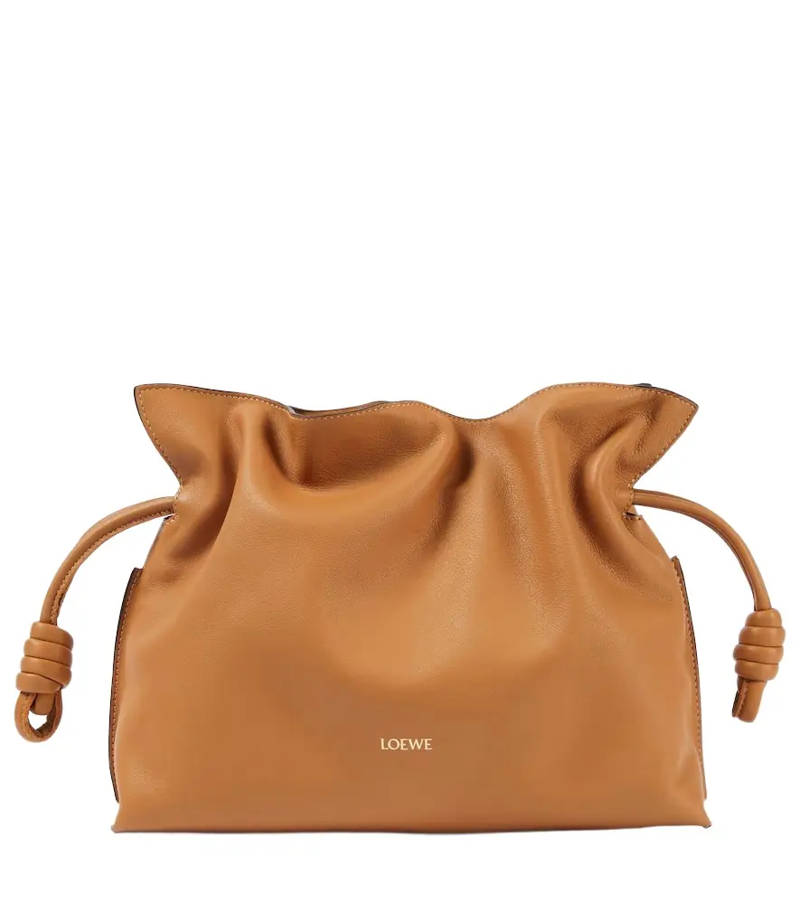 Loewe Flamenco leather clutch