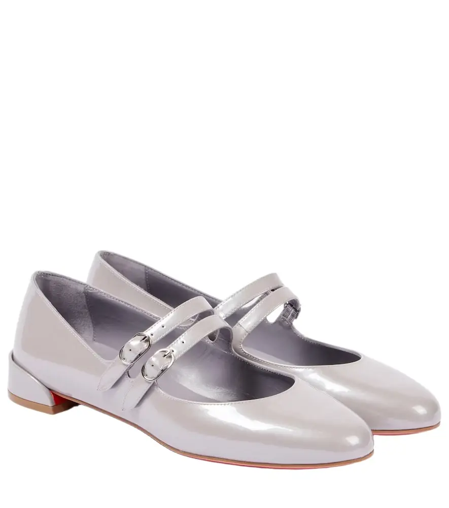 Christian Louboutin Sweet Jane patent leather Mary Jane flats
