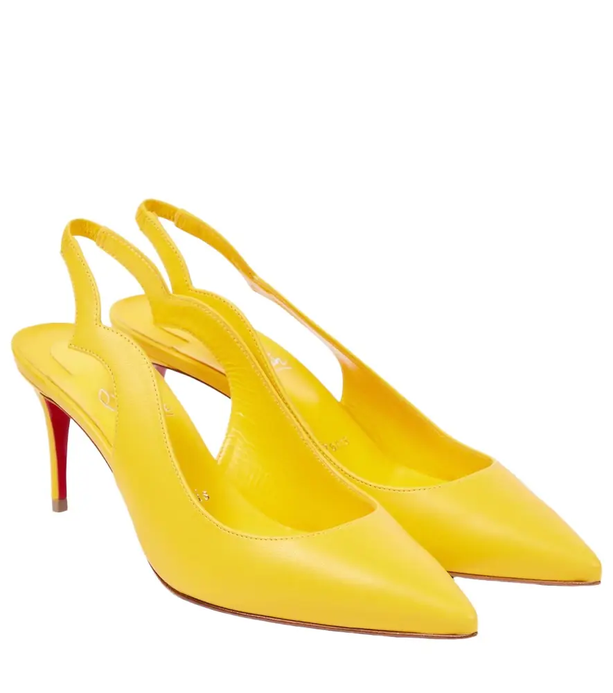 Christian Louboutin Hot Chick Sling 70 leather slingback pumps