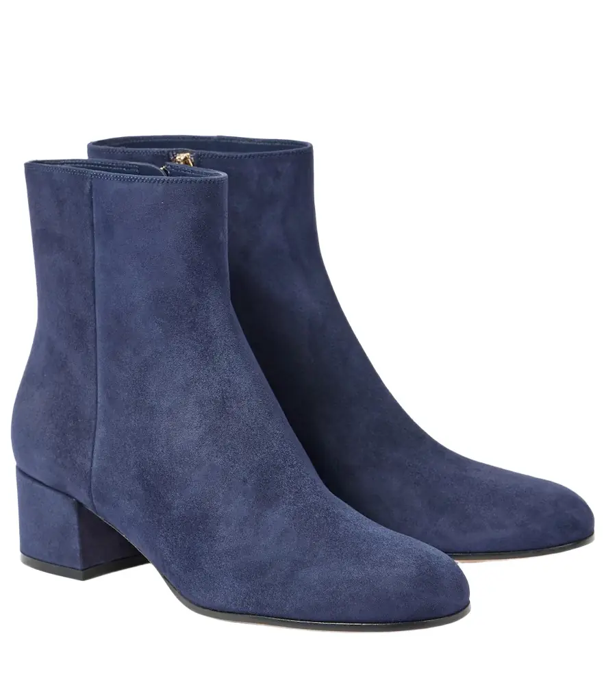 Gianvito Rossi 45 suede ankle boots
