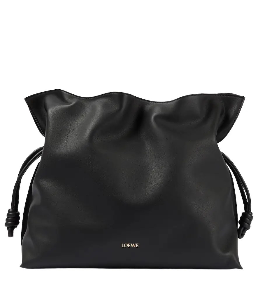 Loewe Flamenco XL leather clutch