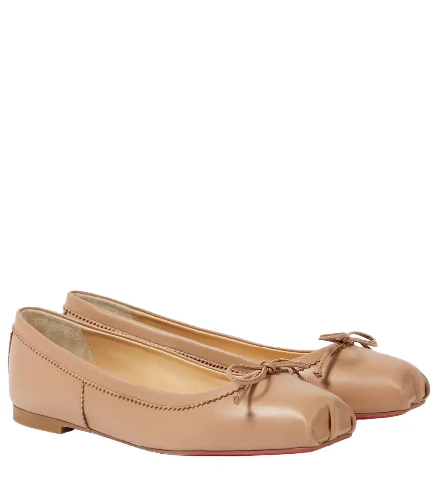 Christian Louboutin Mamadrague leather ballet flats