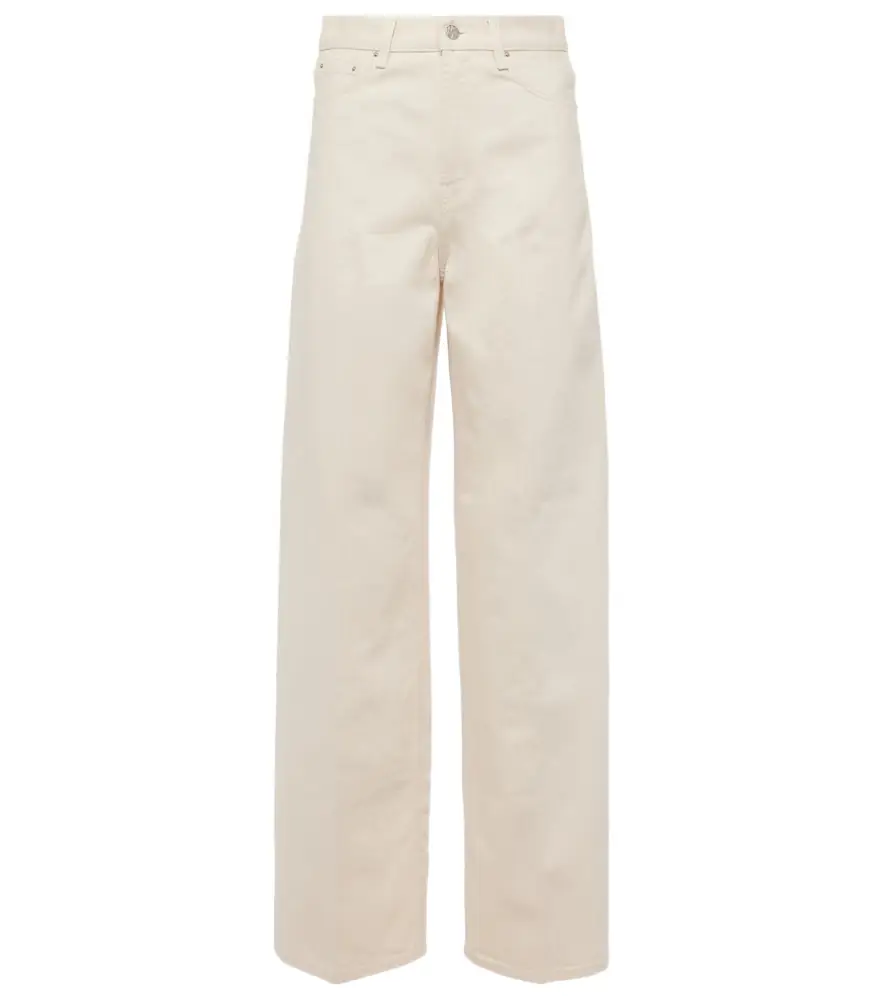 Toteme High-rise wide-leg jeans