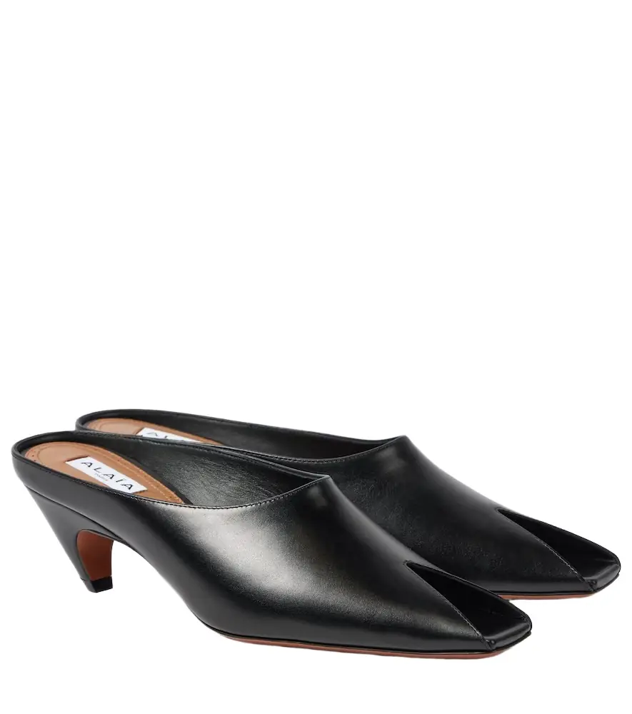 Alaia Alaïa 55 leather mules