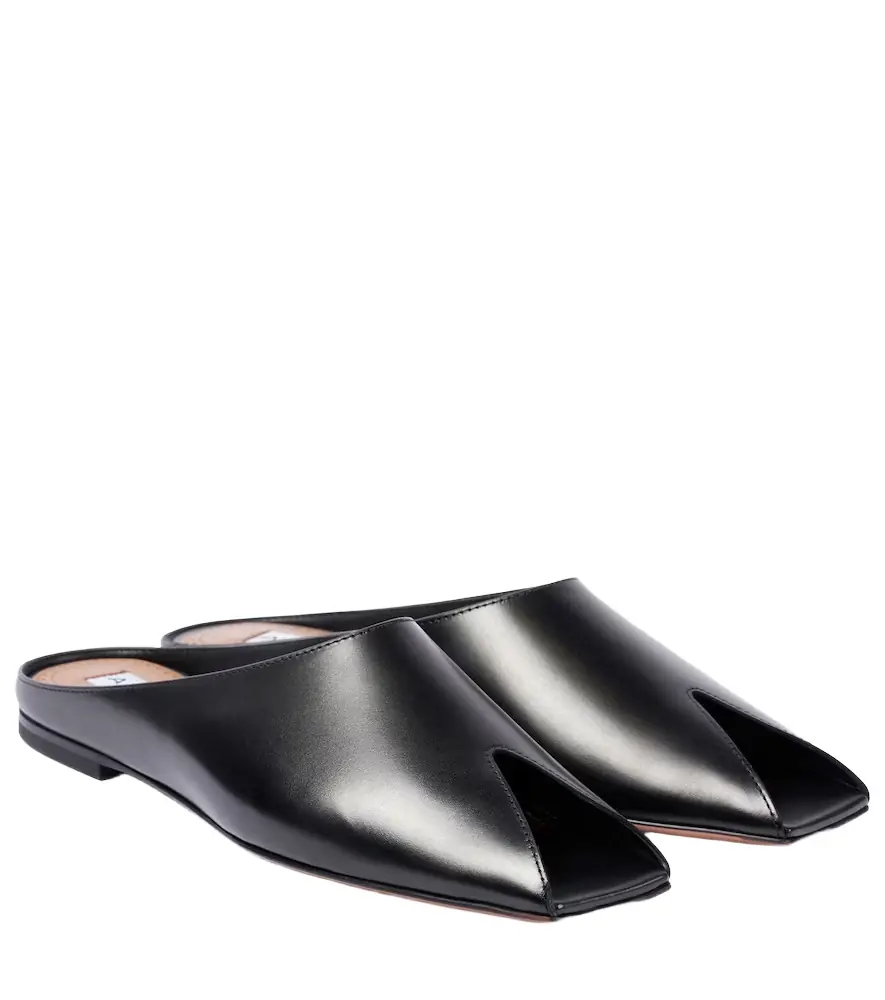Alaia Alaïa Spike leather mules
