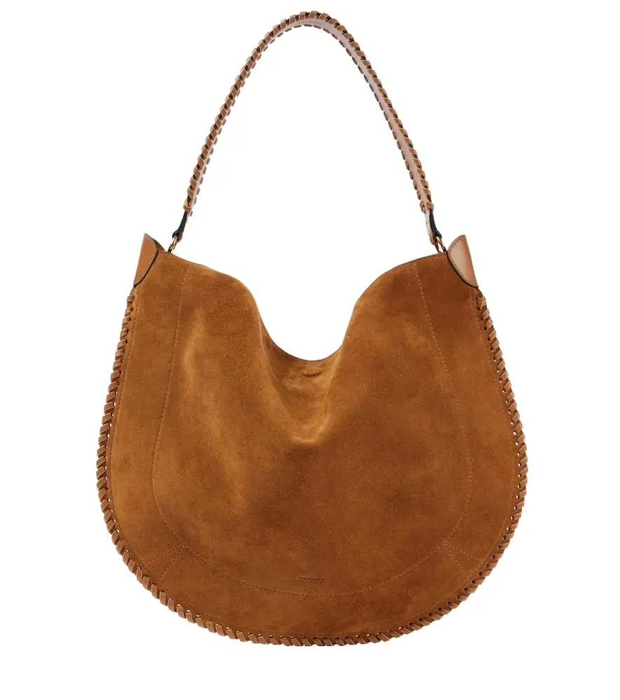 Isabel Marant Oskan braided suede shoulder bag
