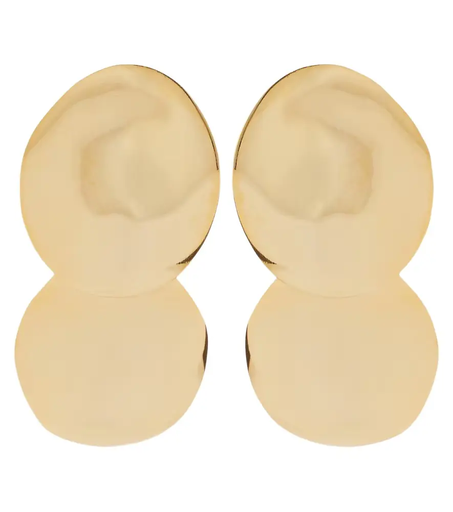 Jennifer Behr Issey 18kt gold-plated drop earrings