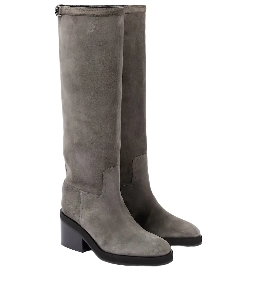 Jimmy Choo Yasmin 70 suede knee-high boots - Women's Shoes