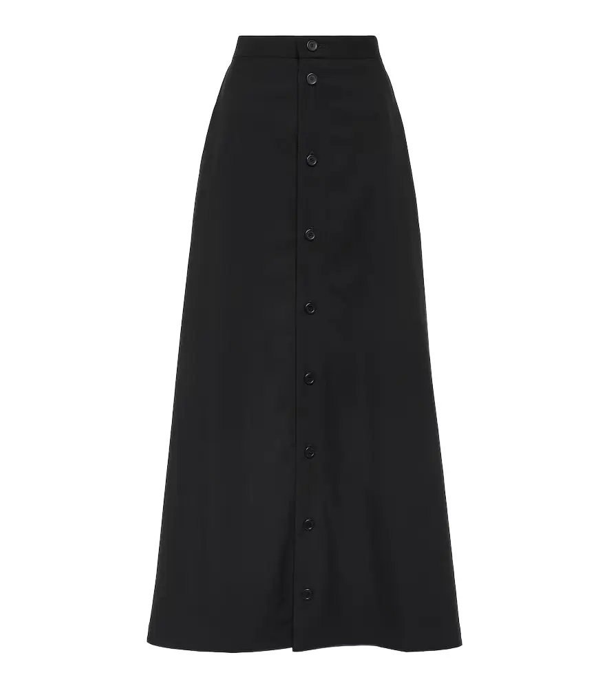 Balenciaga Wool maxi skirt