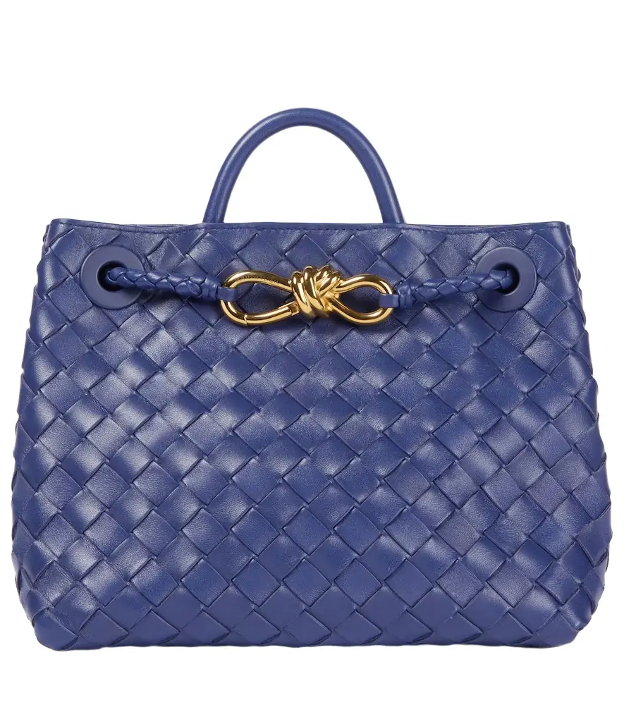 Bottega Veneta Andiamo Intrecciato Small leather tote bag