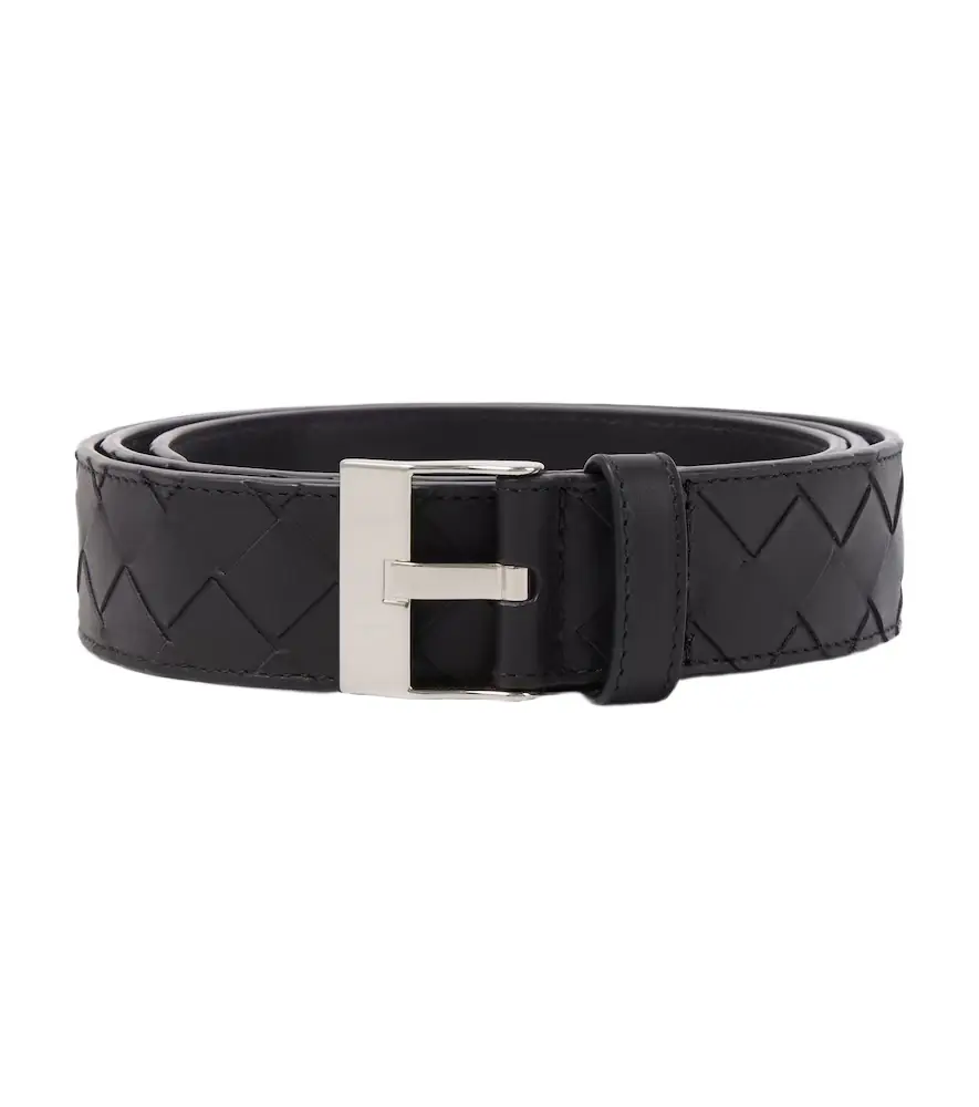 Bottega Veneta Intrecciato leather belt