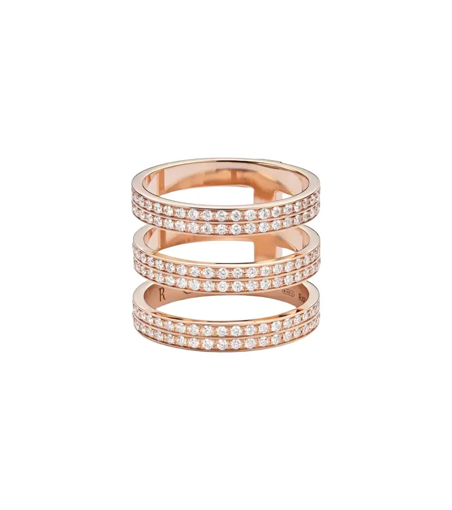Repossi Berbere 18kt rose gold ring with diamonds