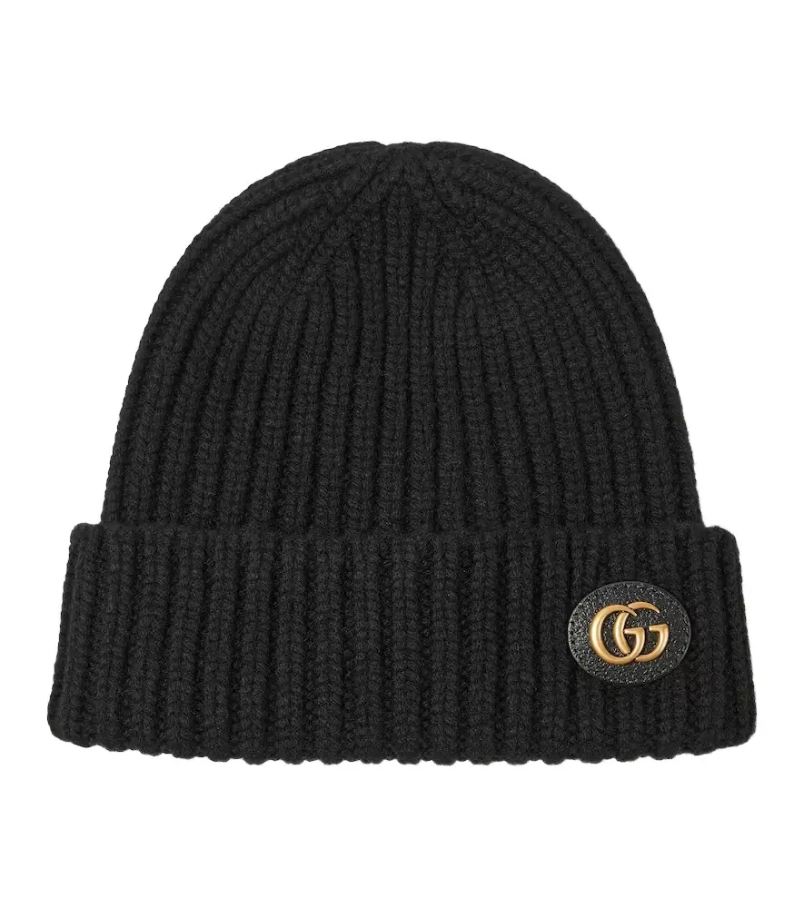 Gucci Double G wool and cashmere beanie