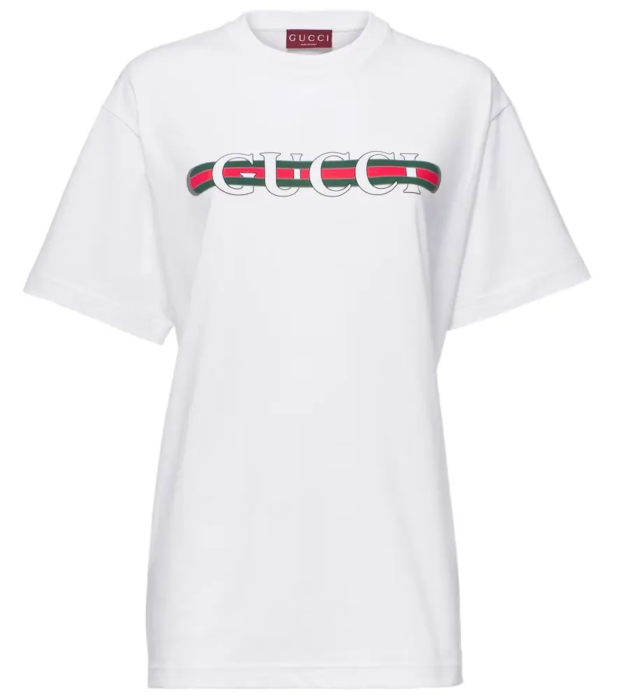 Gucci Logo cotton jersey T-shirt